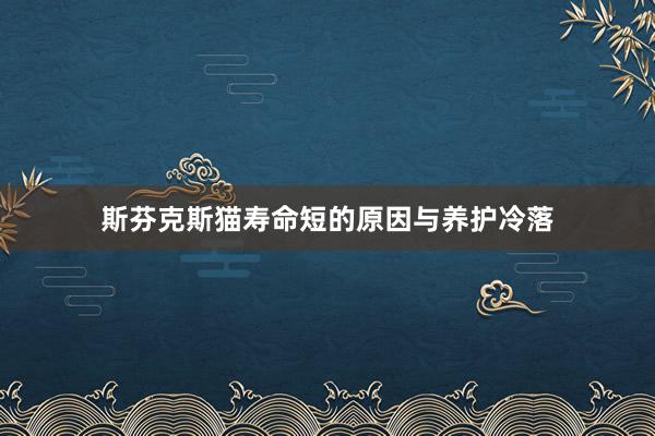 斯芬克斯猫寿命短的原因与养护冷落